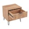 Manhattan Comfort DUMBO 2.0 Nightstand in Golden Brown NS002-GB - alternate 3